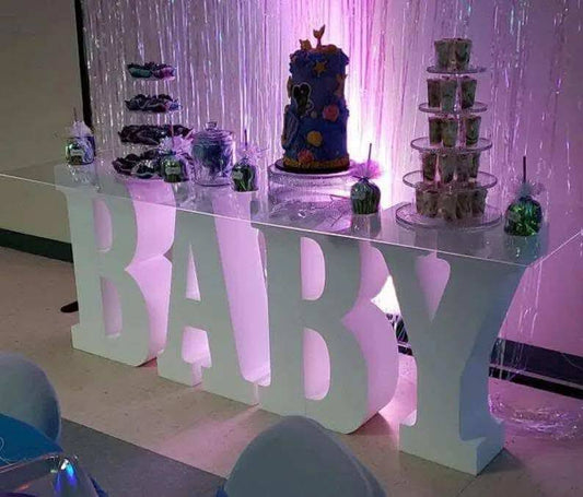 Baby Table with Glass Top Rentals